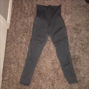 Grey Skinny Maternity Jeans
